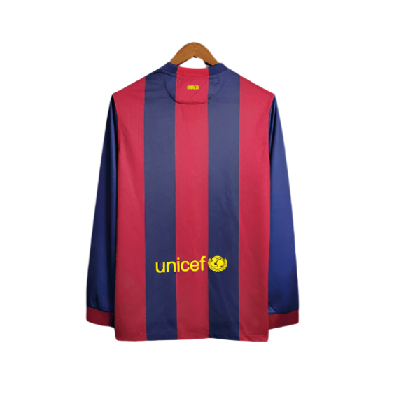 14/15 FC Barcelona Home Long Sleeve Kit