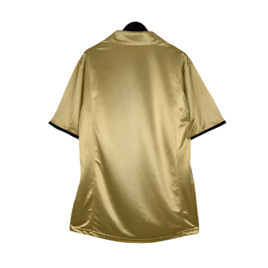 02/03 FC Barcelona Gold Away Retro Kit