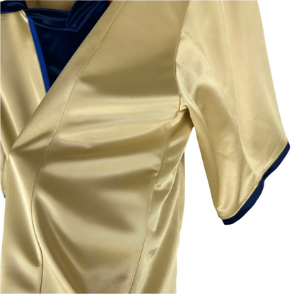 02/03 FC Barcelona Gold Away Retro Kit