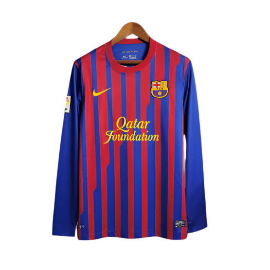 11/12 FC Barcelona Long Sleeve Home Kit