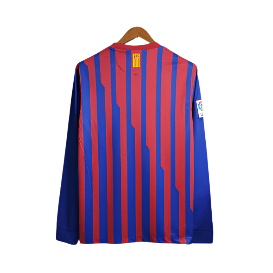 11/12 FC Barcelona Long Sleeve Home Kit