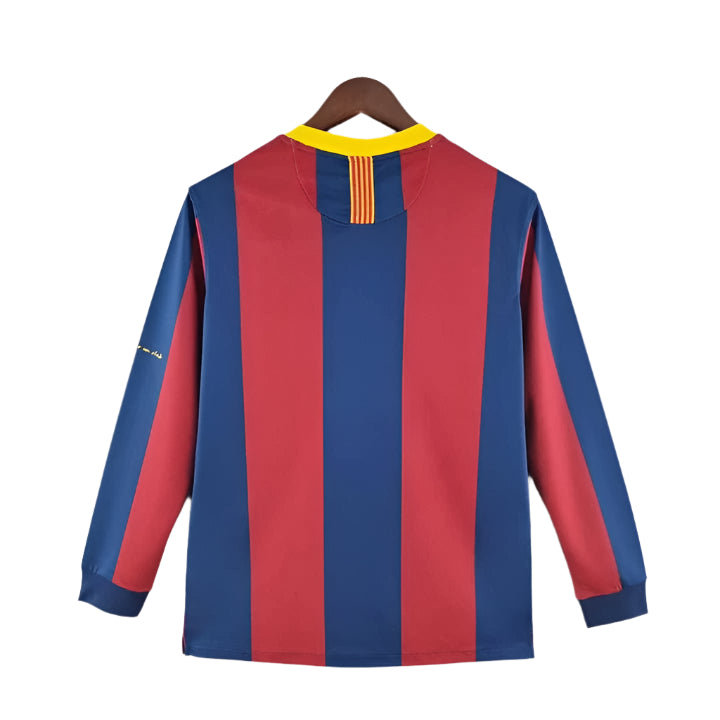 FC Barcelona 2010-2011 Long Sleeve Home Kit