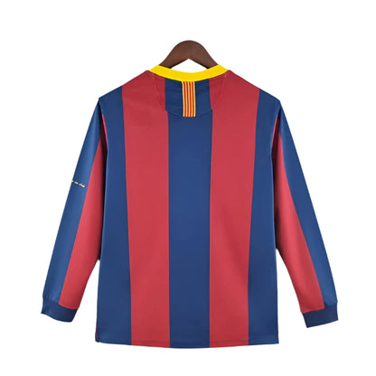 FC Barcelona 2010-2011 Long Sleeve Home Kit