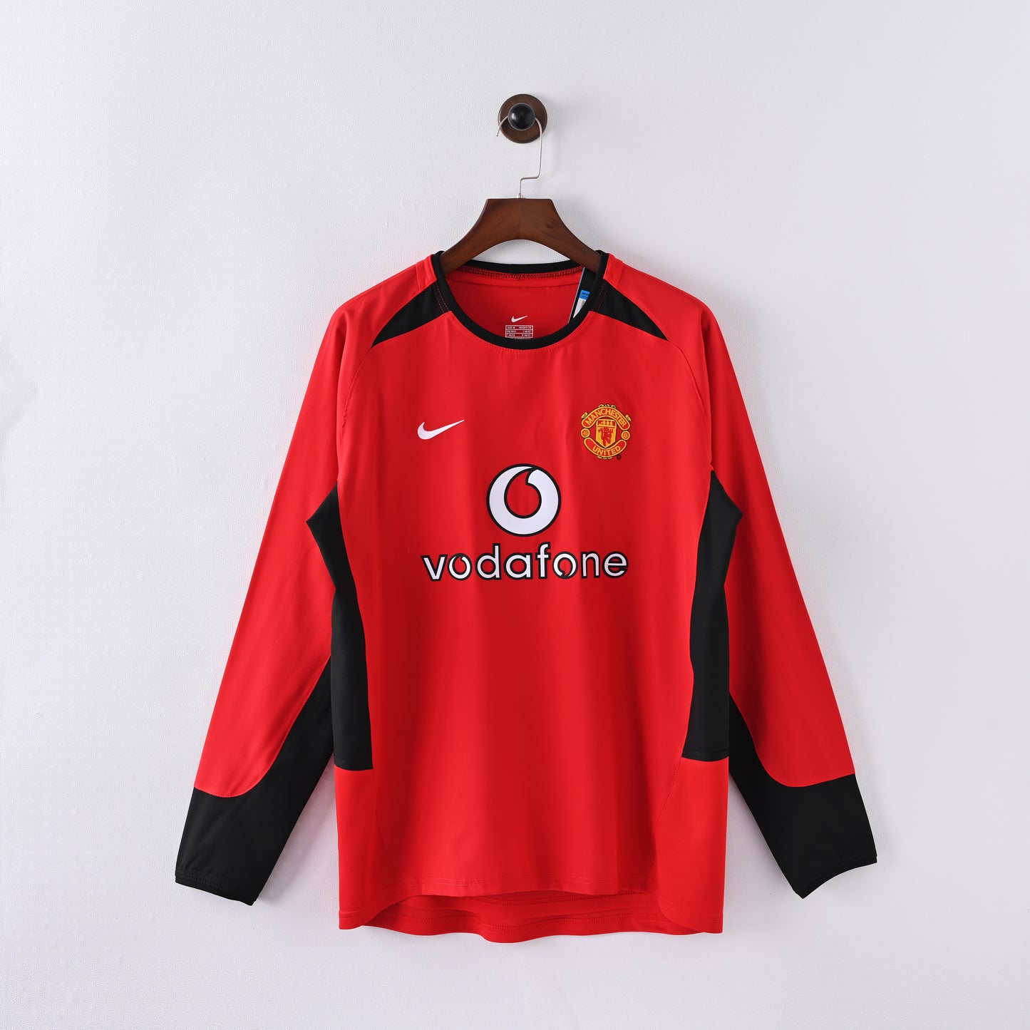 RETRO MANCHESTER UNITED HOME LONG SLEEVE SHIRT 02/03
