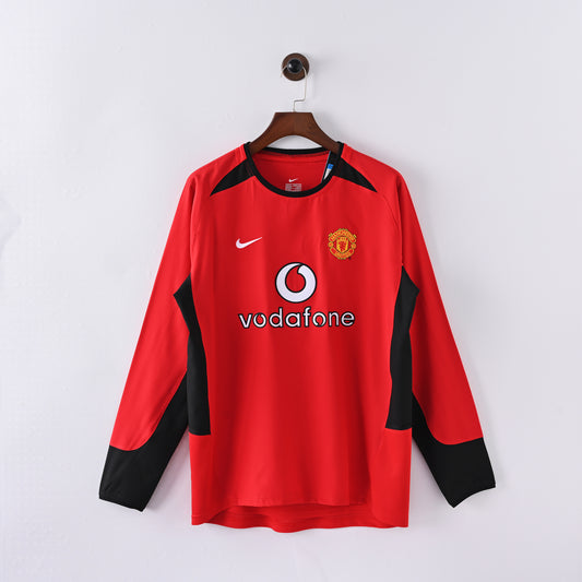RETRO MANCHESTER UNITED HOME LONG SLEEVE SHIRT 02/03