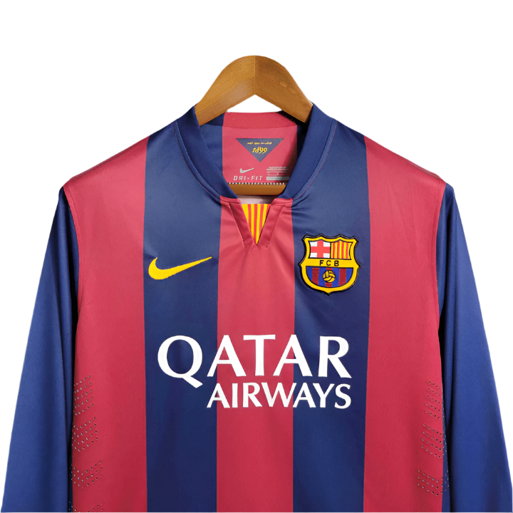 14/15 FC Barcelona Home Long Sleeve Kit