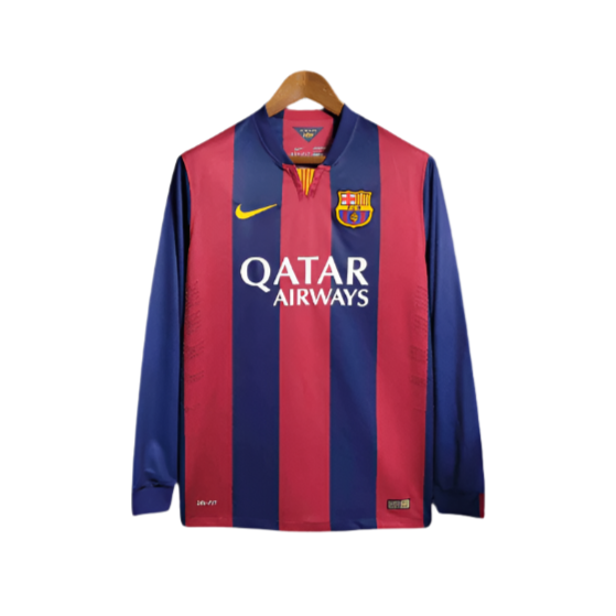 14/15 FC Barcelona Home Long Sleeve Kit