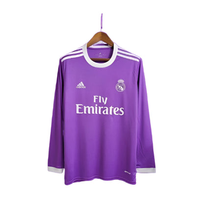 16/17 Real Madrid Away Long Sleeve Kit